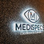 Medispecs eyecare logo fitout