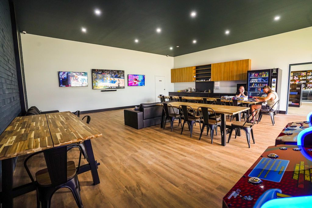 gaming cafe store fitout